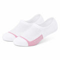 Sneakersocken 39-42 aus Textil Weiß Rosa atmungsaktiv