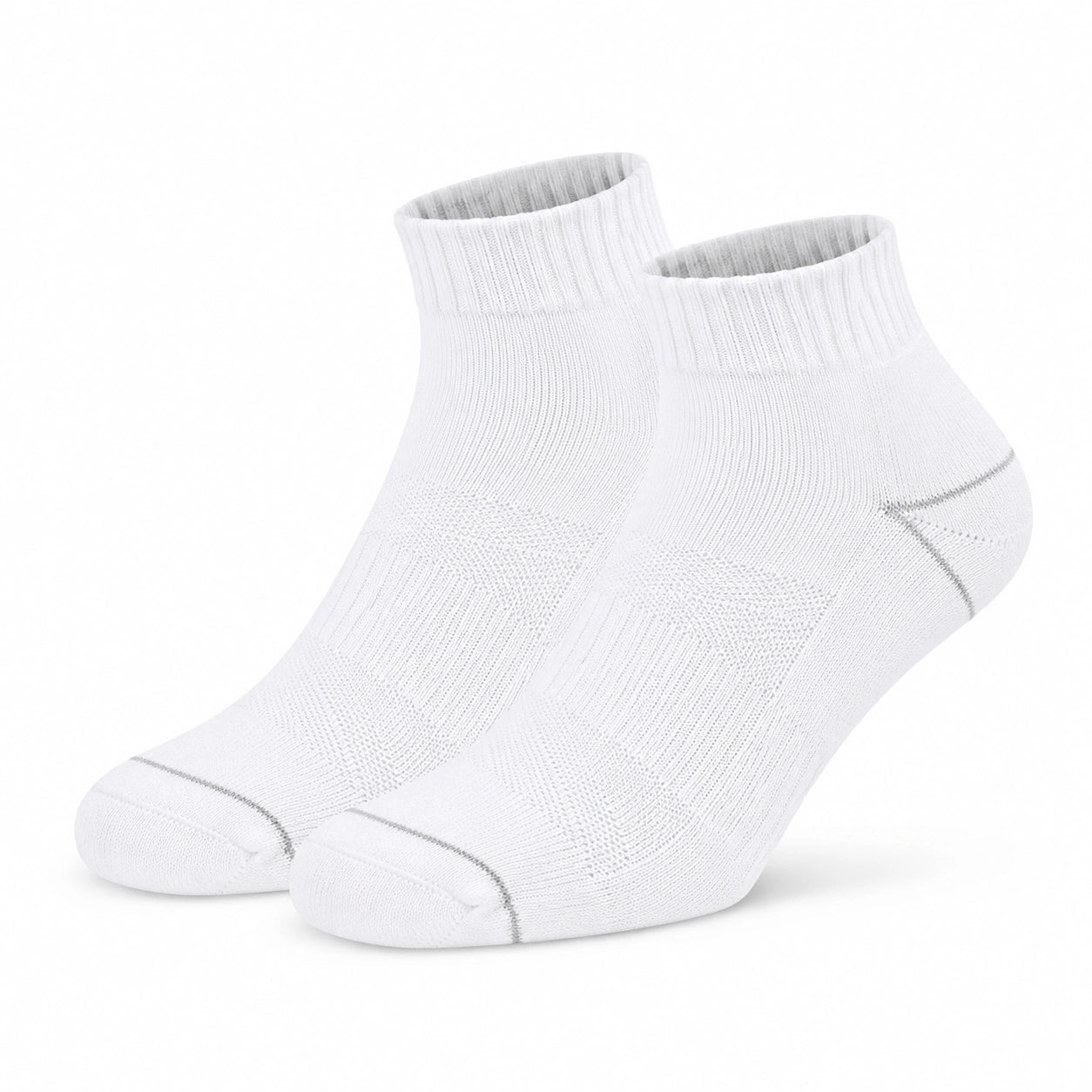 Sportsocken 43-46 aus Textil Weiß atmungsaktiv