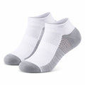 Sportsocken 43-46 aus Textilmischung Weiß/Grau atmungsaktiv