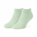 Sneakersocken 35-38 aus Textilstrick in Mintgrün atmungsaktiv für Alltag