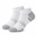 Sportsocken 39-42 aus Textil Weiß Grau atmungsaktiv