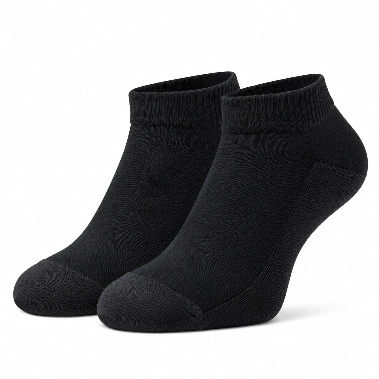 Socken Größe 39-42 aus Textil in Schwarz für Alltag mit Rippbündchen