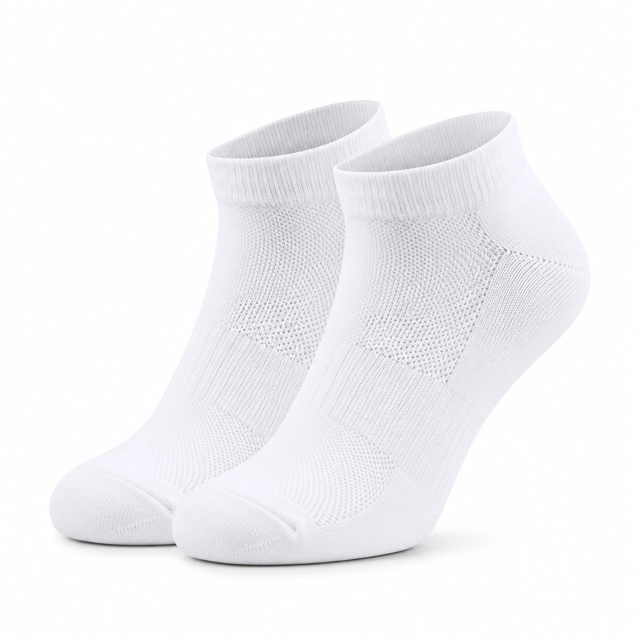 Sportsocken 39-42 aus Textil in Weiß mit atmungsaktiver Strickstruktur